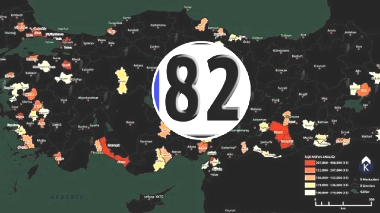 Türkiye'nin 82. İli Hangi İlçe Olacak? Yeni Plaka Adayları Açıklanıyor!